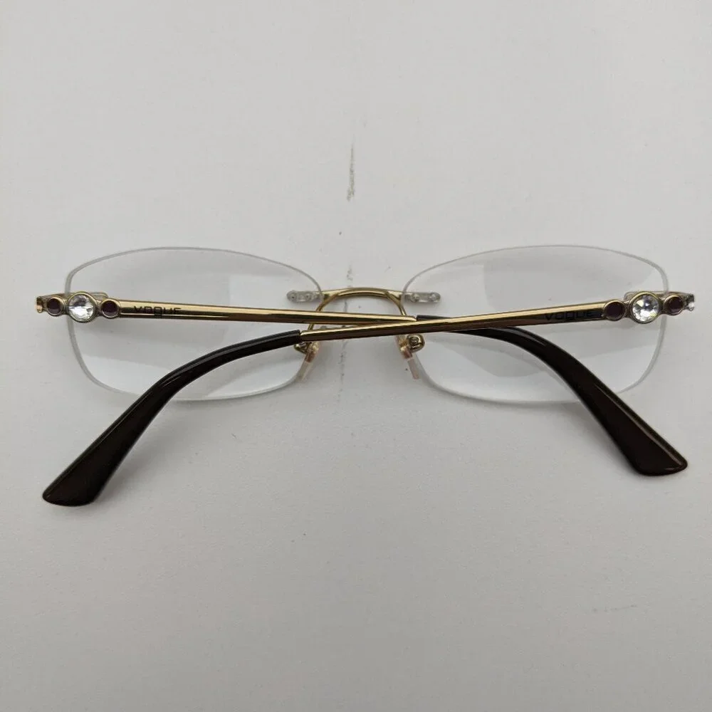 🕶️ Vogue VO3956-BI 848 Rimless Eyeglasses 51/17-135 / JLE308🕶️​